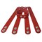 1" Adjustable Latigo Leather Bracelets – DIY Hot & Foil Stamping, Laser Engraving Blanks (6 Pack)